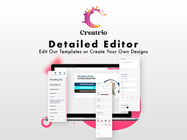 Creatrio Pro: Lifetime Subscription