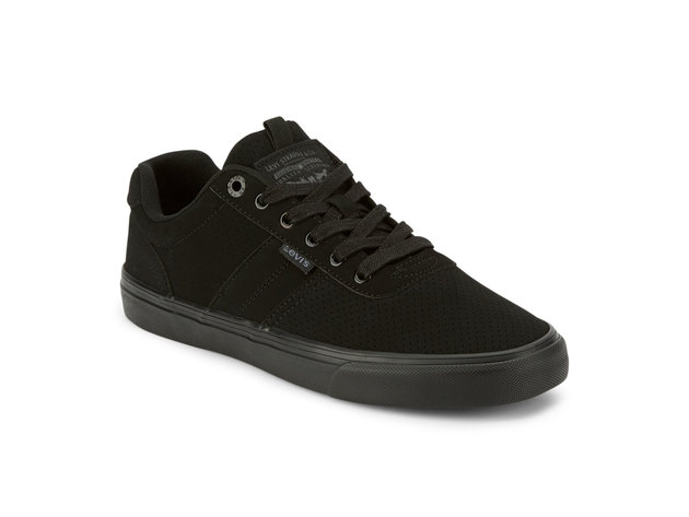 Levi's Mens Miles Perf Casual Contrast Trim Sneaker Shoe - 13 M Black