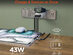 HyperGear SpeedBoost 43W 3-Port USB-C Wall Charger with Built-In Apple Watch Charger