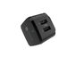 6A/30W 2 Ports USB Wall Chargers- Black
