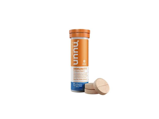Nuun Immunity Blueberry Tangerine for Immune System Support Drink Tablets, 10 Count