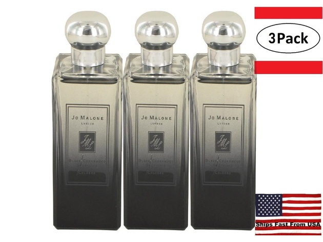 3 Pack Jo Malone Black Cedarwood Juniper by Jo Malone Cologne