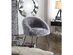 Ana Lux Fur Accent Chair (Grey)