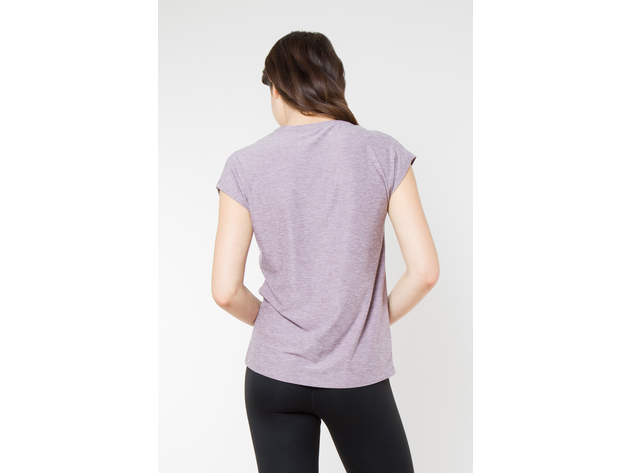 Kyodan Womens Basic Solid Short Sleeve T-shirt Moss Jeresy Top - X-Small
