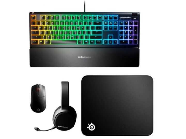 SteelSeries Ultimate Gaming Bundle Arctis 1 Wireless headset, Apex