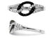 1/4 Carat (ctw) Black & White Diamond Ring in Sterling Silver