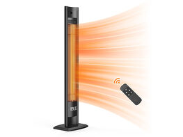 1500W Instant Heating Infrared Patio Heater with Remote