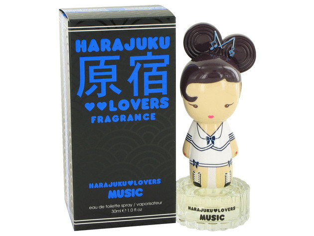 3 Pack Harajuku Lovers Music by Gwen Stefani Eau De Toilette Spray 1 oz for Women