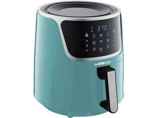 GoWISE GW22954 7-Quart Electric Air Fryer with Dehydrator & 3 Stackable Racks - Mint