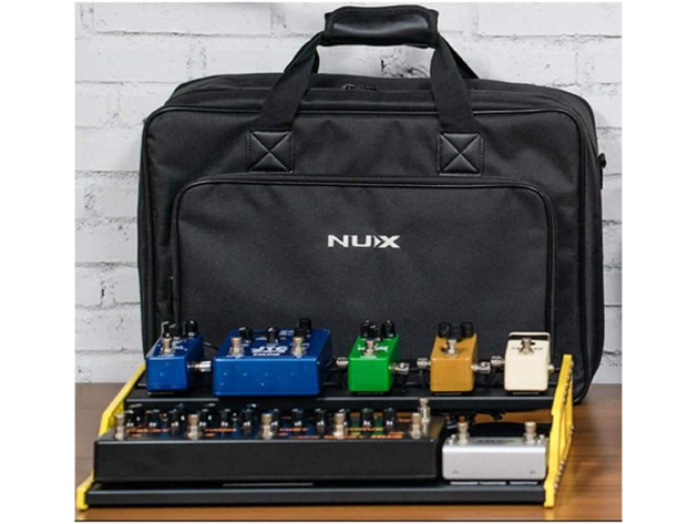 NuX EFX NPB-L Large Bumblebee Guitar Effects Pedalboard w/Bag, 13x18x4 Inches (Like New, No Retail Box)