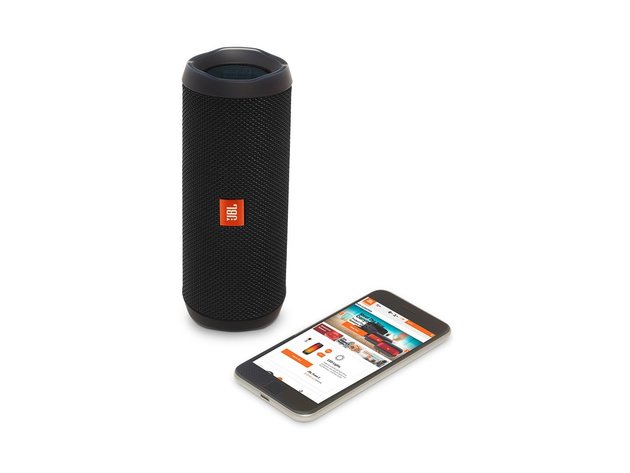 JBL Flip 4 Portable Bluetooth Waterproof Wireless Speaker - Black
