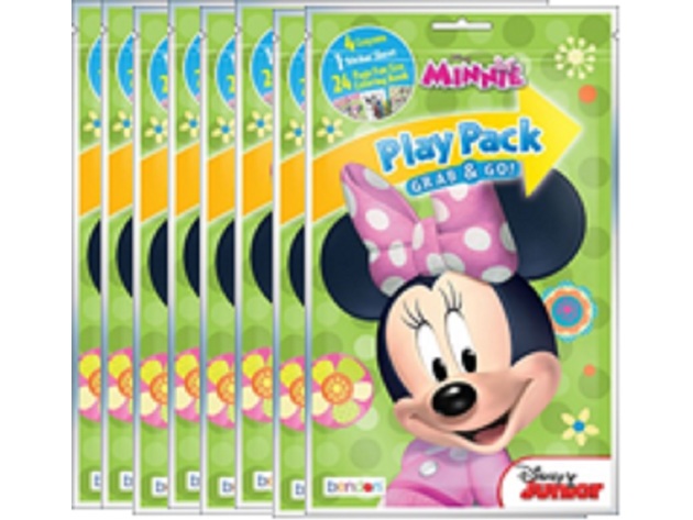 Party Favors - Minnie Mouse - Grab and Go Play Pack - 8ct