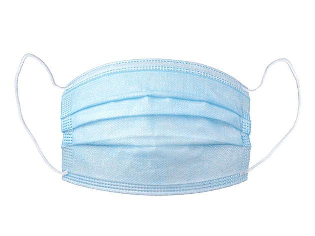 Pastel 3-Ply Face Masks (Blue/50-Pack)