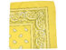 16 Pack Jordefano Paisley 100% Cotton Double Sided Bandanas - Yellow