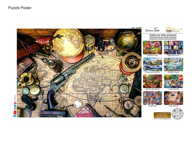 Pirates Table Jigsaw Puzzles 1000 Piece