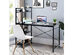 Costway 47.5" Computer Desk Writing Desk Study Table Workstation With 4-Tier Shelves Black