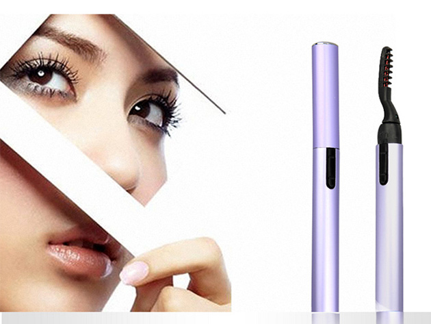 Lovely Lash Portable Heated Eyelash Curler (Purple)