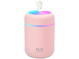 VYSN MiniPure 300ml Portable USB Cool Mist Humidifier (Pink)