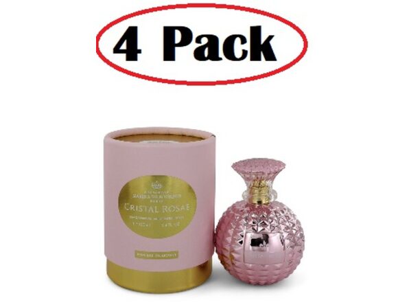 Pack of Marina De Bourbon Cristal Rosae by Marina De Bourbon Eau
