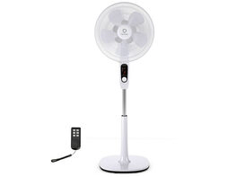 Fantask 16'' Oscillating Pedestal Fan 2 Mode Adjustable 2 Blades Remote Control - White