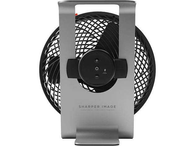 Sharper Image SIGO9 GO 9 Rechargeable Portable Fan with Stand