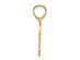 14K Yellow Gold God Loves (Heart ) You Charm Pendant Necklace with Chain
