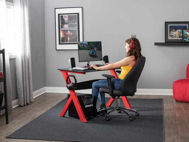 Offex Overlord 45" Wide PC Gamer Computer Desk