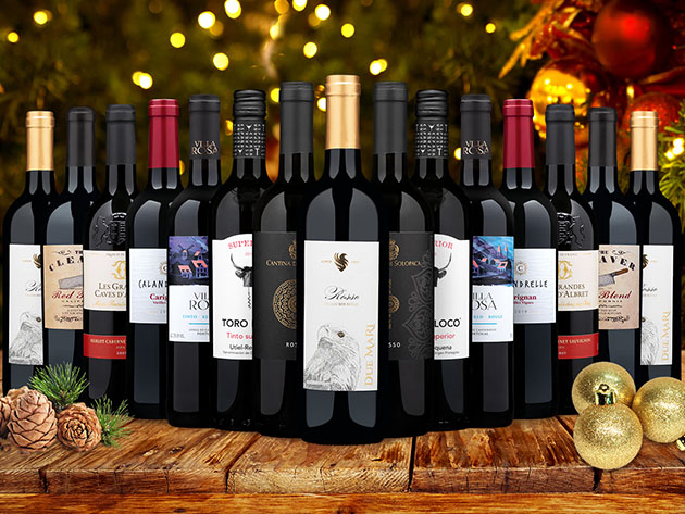Have 15 Bottles of Wine Delivered to You for Less Than $6 Each — Perfect for Last Minute Gifting!