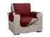 Serta Microsuede Electric Warming Furniture Protector Easy Care Chair Protector Merlot - Merlot