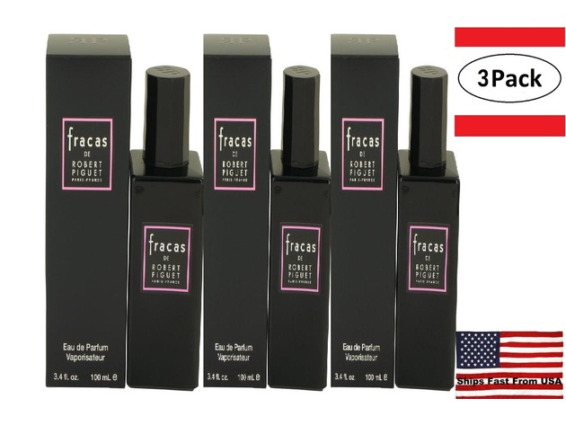 3 Pack Fracas by Robert Piguet Eau De Parfum Spray 3.4 oz for Women