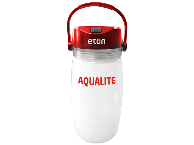 Aqualite Solar-Powered Lantern, Water Purifier, & Basic Emergency Kit