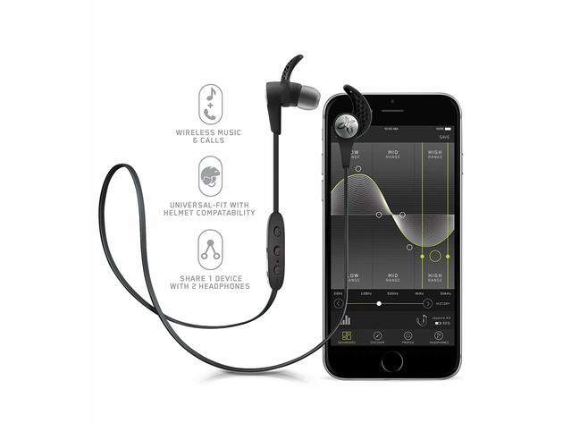 Jaybird X3 Sport Bluetooth Wireless Sweat-proof Headset for iPhone and Android, Black (Open Box - Like New)