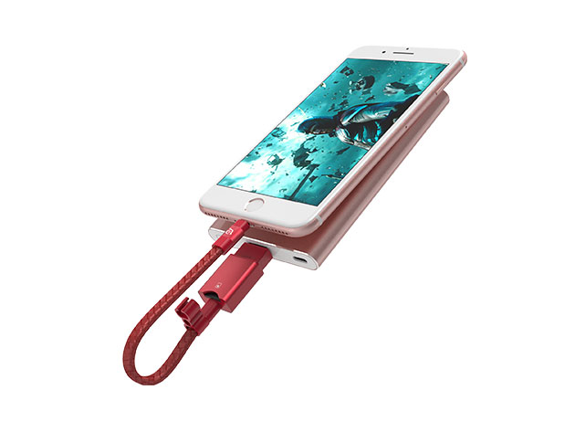 iKlips Wizard Storage Expanding iOS Card Reader (Red)