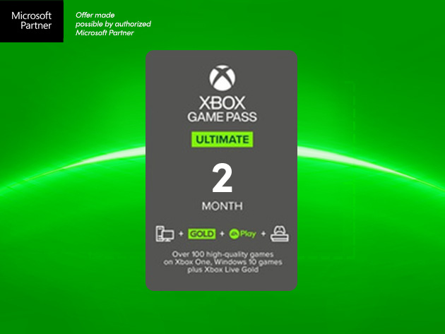 Xbox Game Pass Ultimate: 2-Month Subscription - All the Best Games, EA Play Membership & Exclusive Content for One Low 2-Month Price!