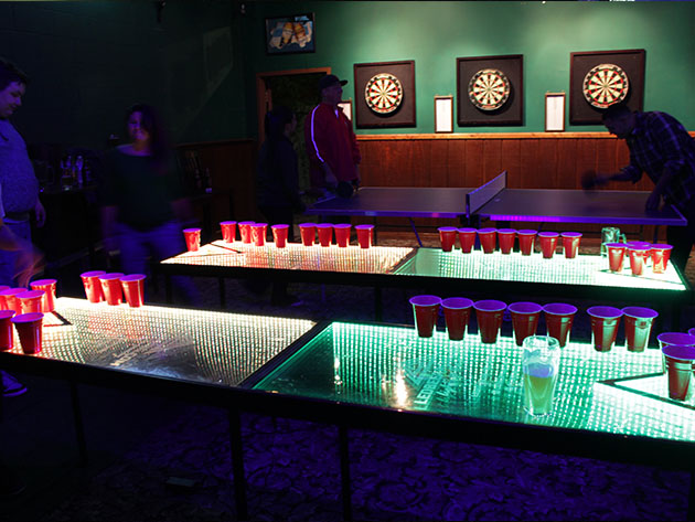 Infinity Glow LED Beer Pong Table