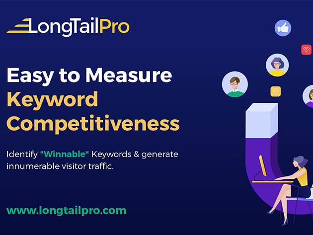 LongTailPro: One Time (1,000,000 Keyword Lookup Credits)