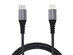 Naztech Braided 4Ft Fast Charge Lightning to USB-C Cable (Black/3-Pack)