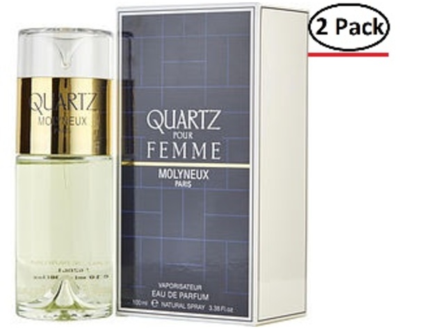 QUARTZ by Molyneux EAU DE PARFUM SPRAY 3.3 OZ for WOMEN ---(Package Of 2)