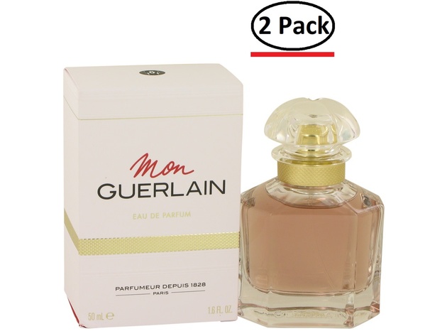 Mon Guerlain by Guerlain Eau De Parfum Spray 1.6 oz for Women (Package of 2)