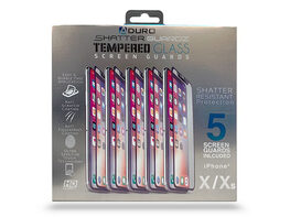 ShatterGuardz Tempered Glass iPhone Screen Protectors: 5-Pack