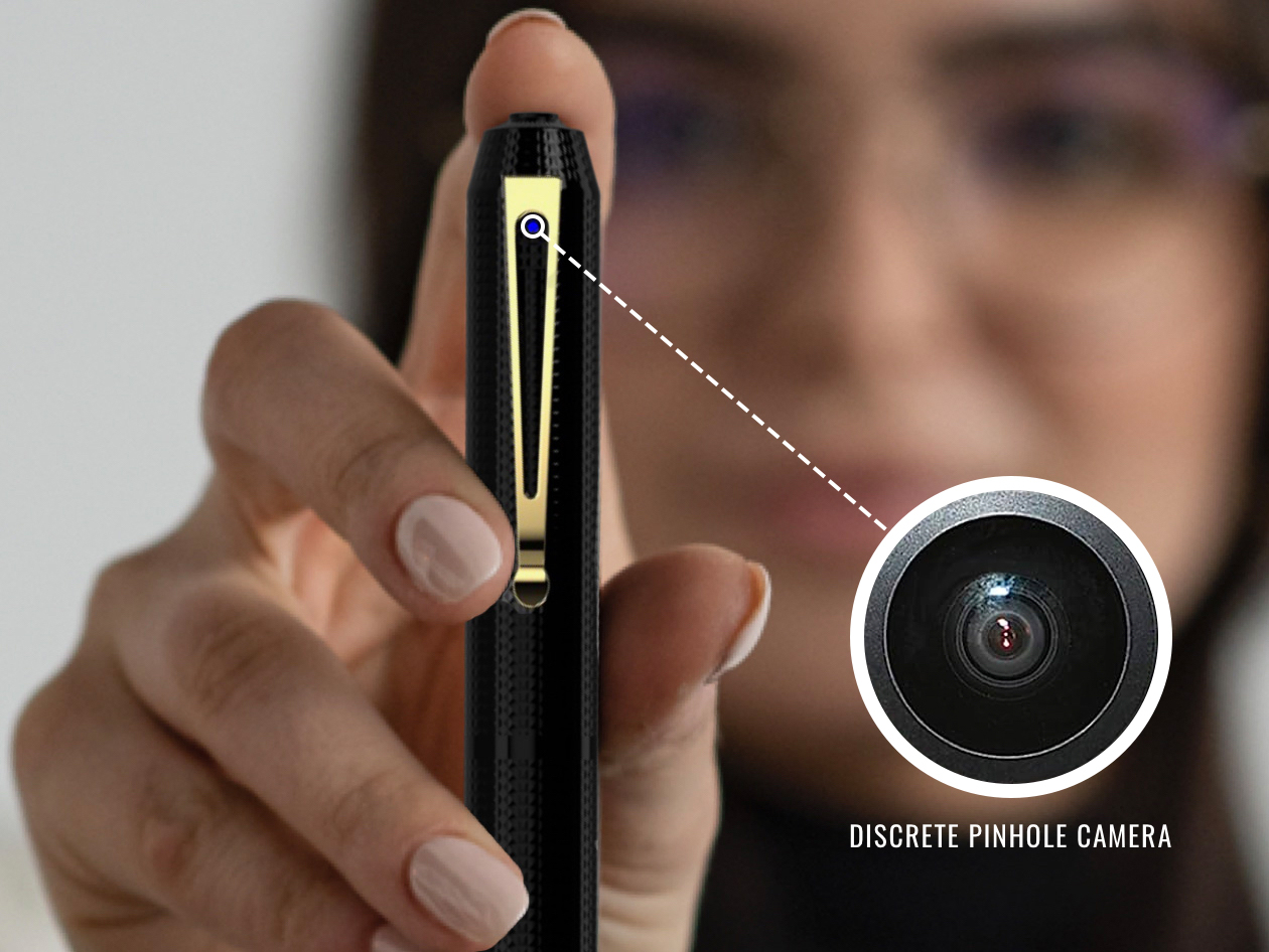 iSpyPen Pro X 2K HD Recording Camera Pen 64GB (Pink)