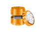 Aluminum Herb Grinder with Extra-Large Window - Gold