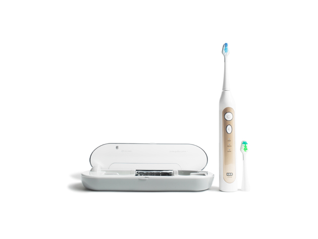 With its 2 minute timer, you can brush long enough every day to get the pearly white smile you deserve 
