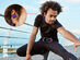 ActiveGear Wireless Earphones + Sports Belt Set (Purple)
