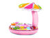 Inflatable Child Swim Ring with Sun Shade (Pink)