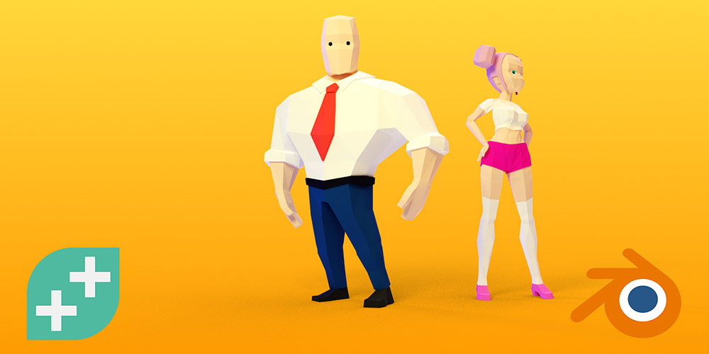 Blender Low Poly Characters Course