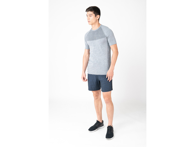 Kyodan Mens Endurance Short Sleeve Workout Gym T-shirt Top - Large