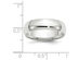 Mens or Ladies 10K White Gold 6mm Comfort Fit Wedding Band - 14
