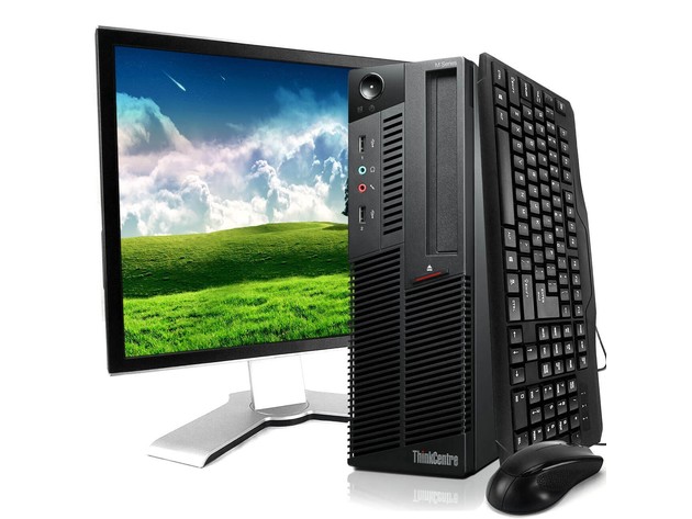 Lenovo ThinkCentre M90P Desktop Computer PC, 3.10 GHz Intel i5 Dual Core Gen 1, 4GB DDR3 RAM, 500GB Hard Disk Drive (HDD) SATA Hard Drive, Windows 10 Professional 64bit (Renewed)