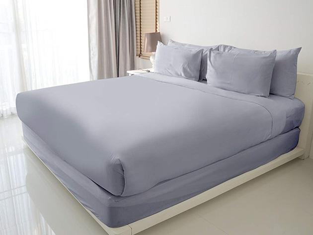 100% Egyptian Cotton Sheet Set (Navy/King)